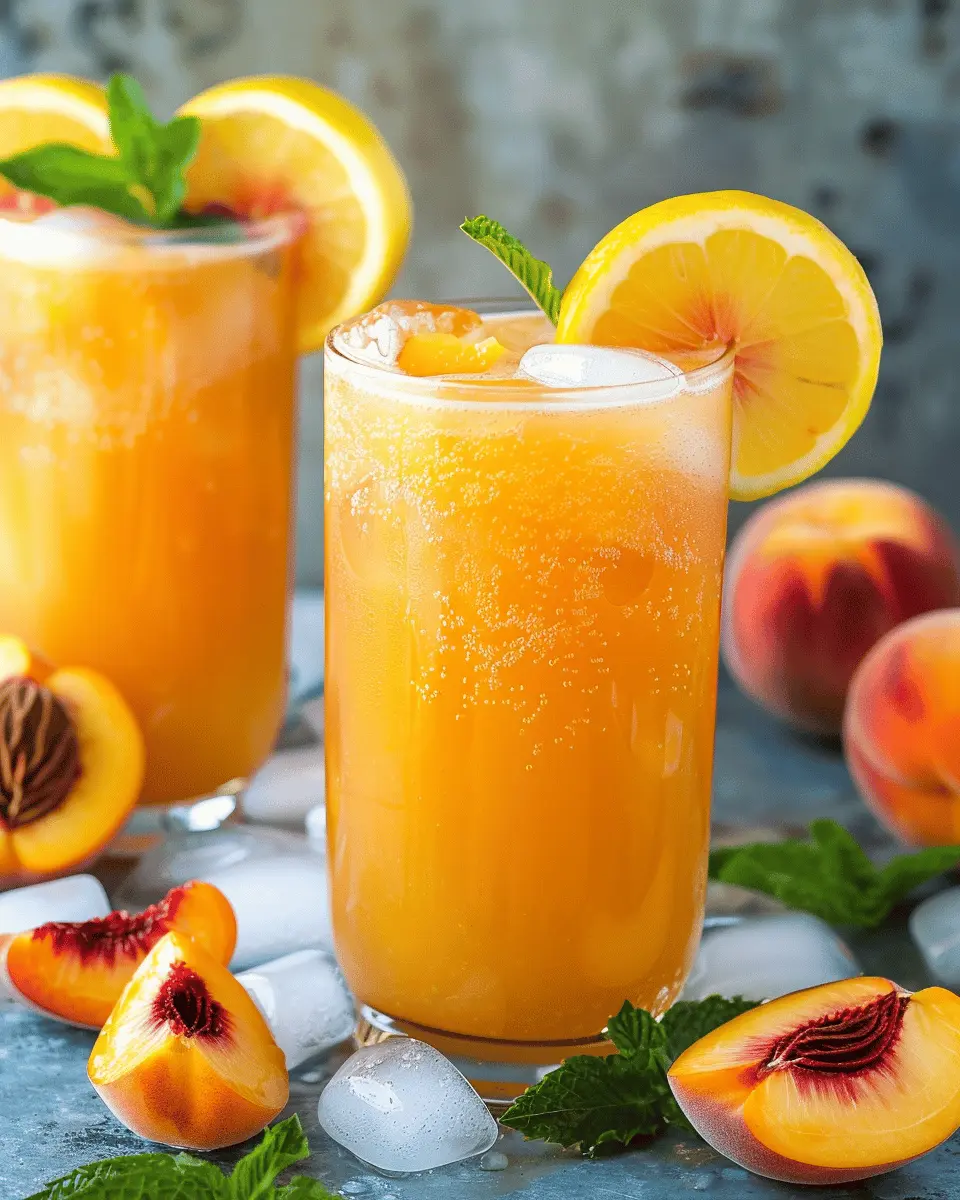 Peach Lemonade: The Best Refreshing Summer Drink to Enjoy