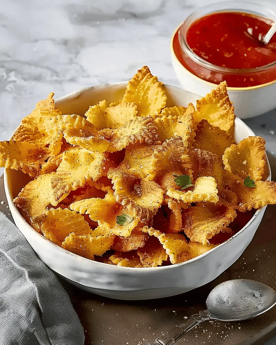 Air Fryer Pasta Chips: Easy and Crispy Snack Everyone Loves