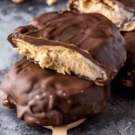 Peanut Butter Frozen Yogurt Bars