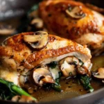 Mushroom Stuffed Chicken Breast