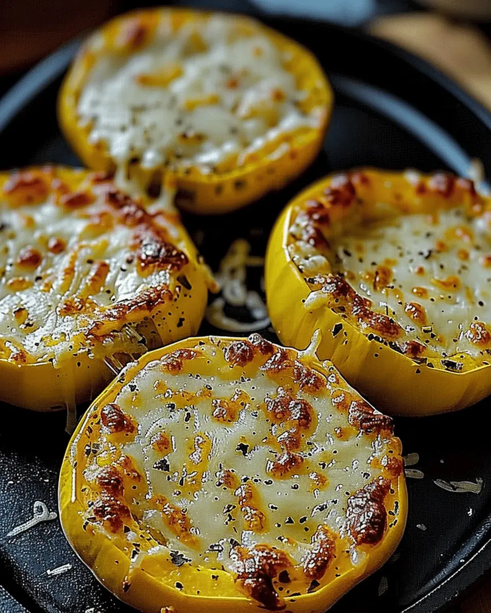 Cheesy Baked Squash Rounds: Indulgent and Easy Comfort Food
