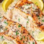 Baked Boursin Salmon