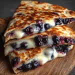 Blueberry Breakfast Quesadilla