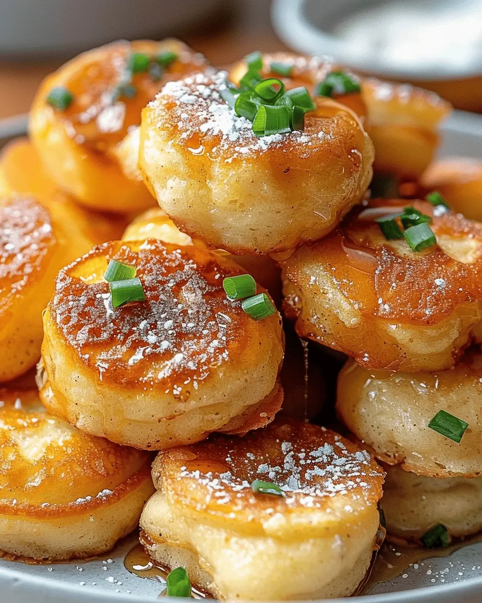 Breakfast Pancake Poppers: Easy Bites with Turkey Bacon Delight