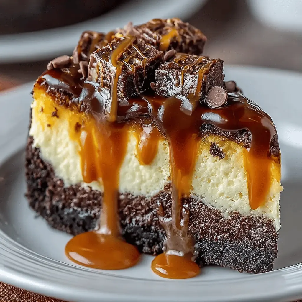Caramel Brownie Cheesecake: An Indulgent Homemade Delight