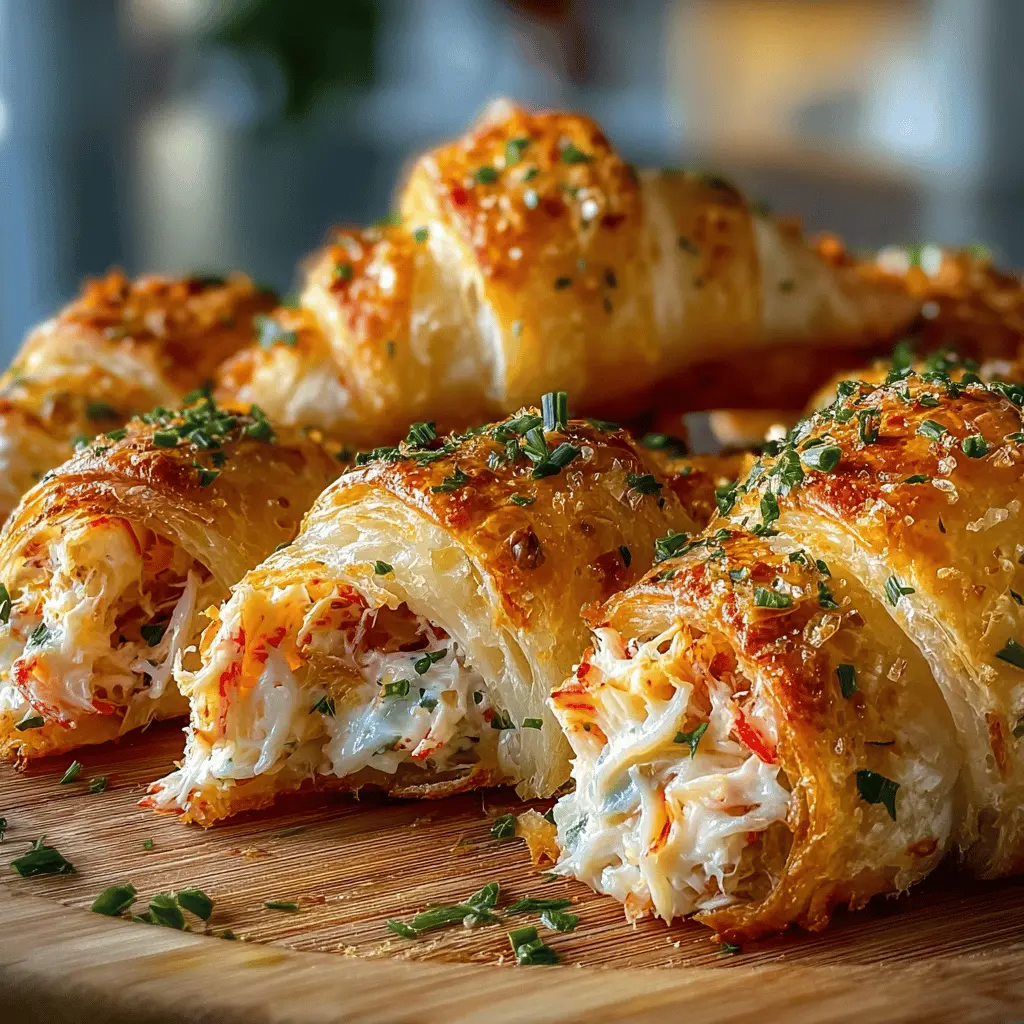 Crab Crescent Bites