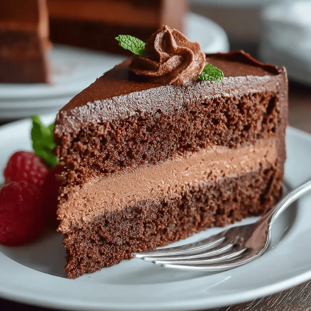 easy chocolate mousse cake recipe for a delightful dessert indulgence