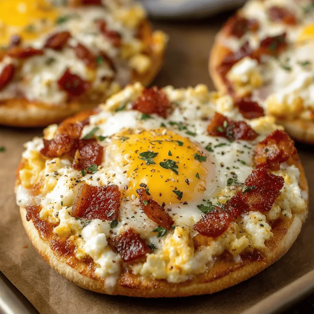 English Muffin Breakfast Pizzas: Easy, Delicious & Healthy Twist
