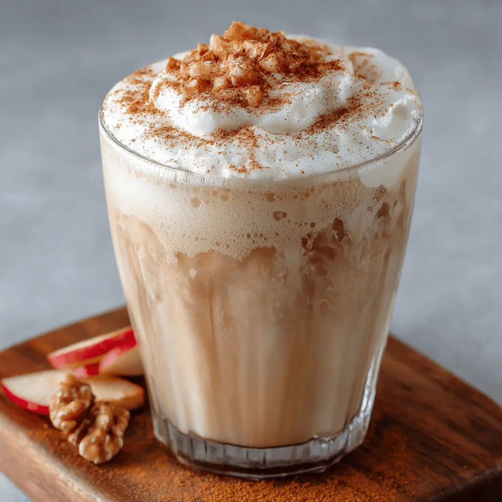 Iced Apple Crisp Cream Chai Latte: A Refreshing Indulgence at Home
