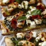 Pesto Chicken Flatbread