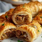 Savory French Onion Sausage Rolls