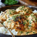 Sizzle Up Creamy Smothered Chicken And Rice