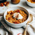 Slow Cooker Pumpkin Pie Oatmeal