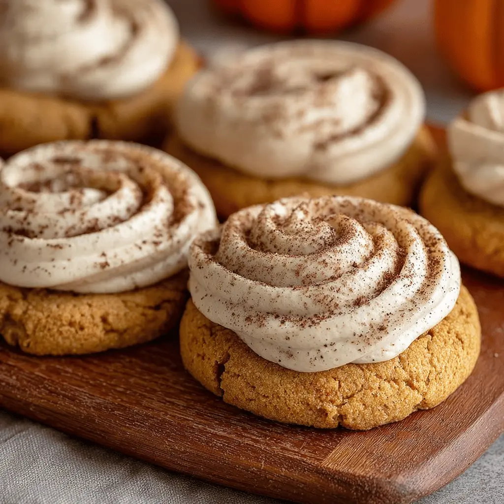 Soft Pumpkin Cookies with Cinnamon Frosting: The Best Fall Treat