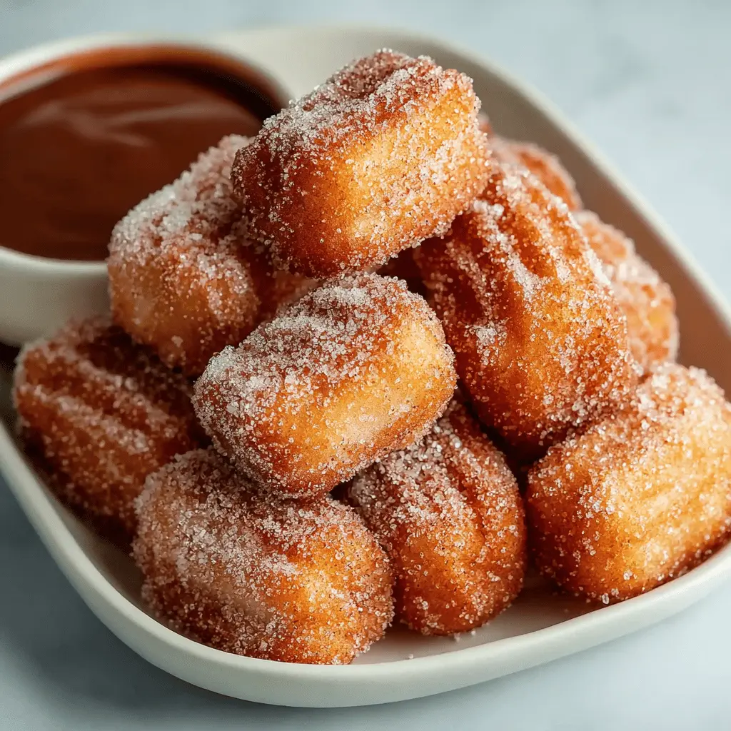 Sweet Air Fryer Churro Bites Recipe