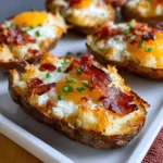 Twice Baked Loaded Breakfast Potatoes
