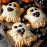 Vegan Blueberry Ghost Hand Pies