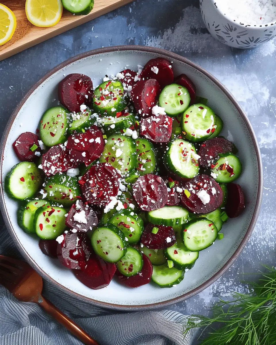 Beet and Cucumber Salad: Easy, Refreshing Twist for Your Table