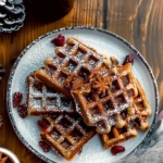 Easy Gingerbread Waffles