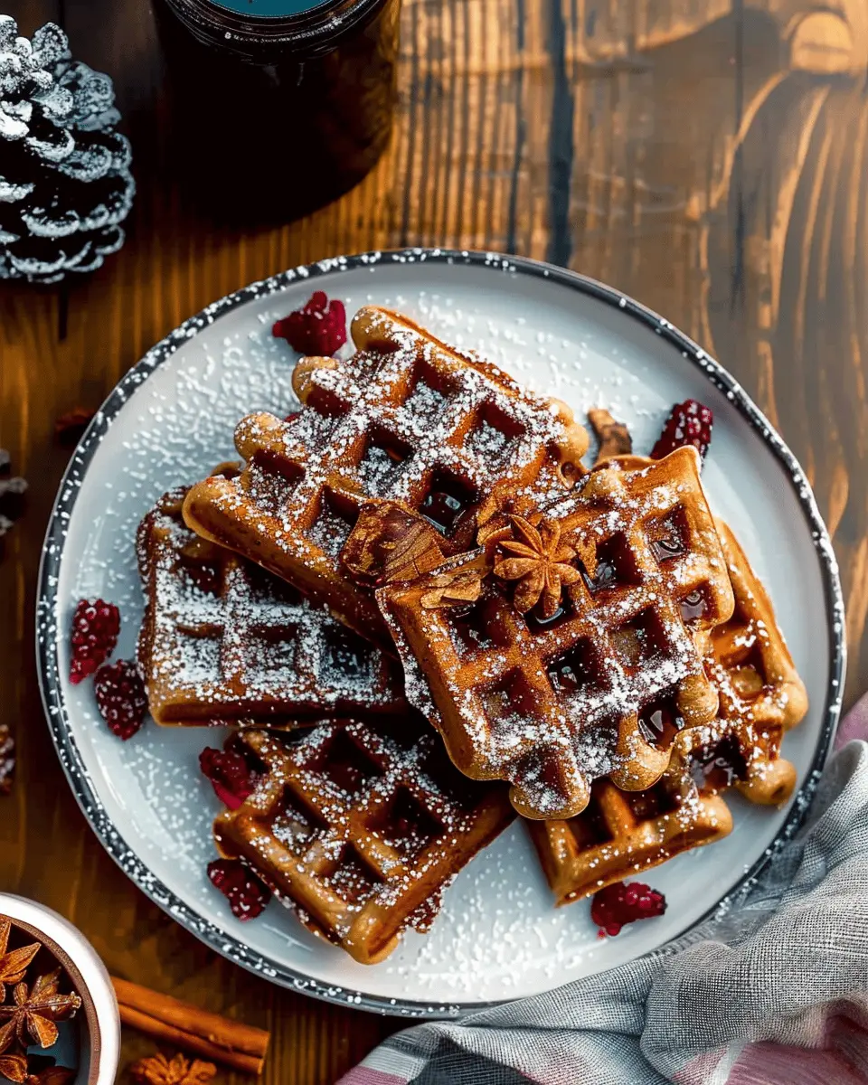 Easy Gingerbread Waffles: A Delightful Twist on Breakfast Bliss