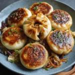 Pan-Fried Cabbage and Noodle Buns