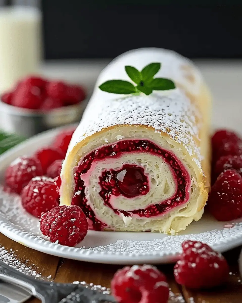 Raspberry Swirl Christmas Roll Recipe: Easy Holiday Delight