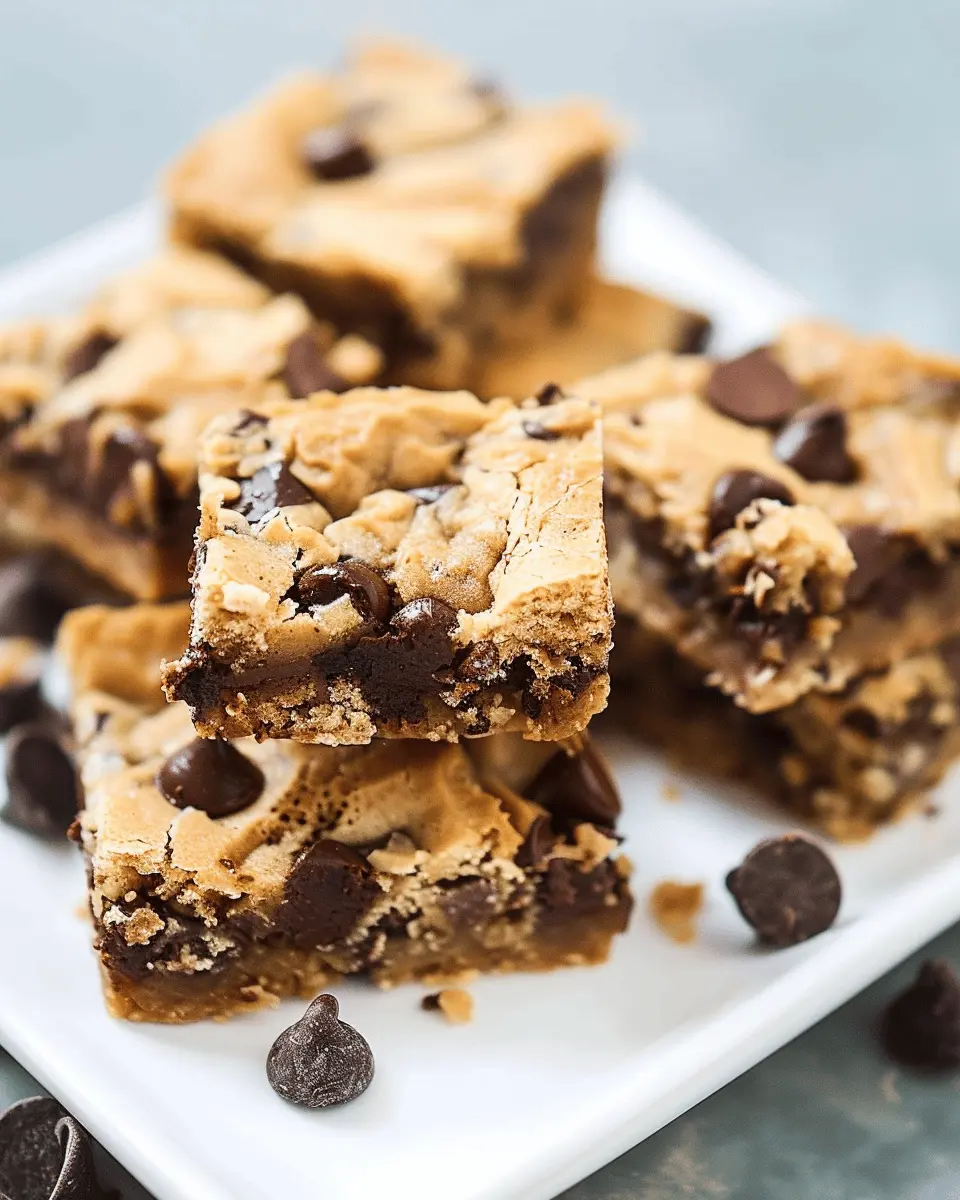 Chocolate Chip Cookie Bars: The Best Indulgent Treat at Home