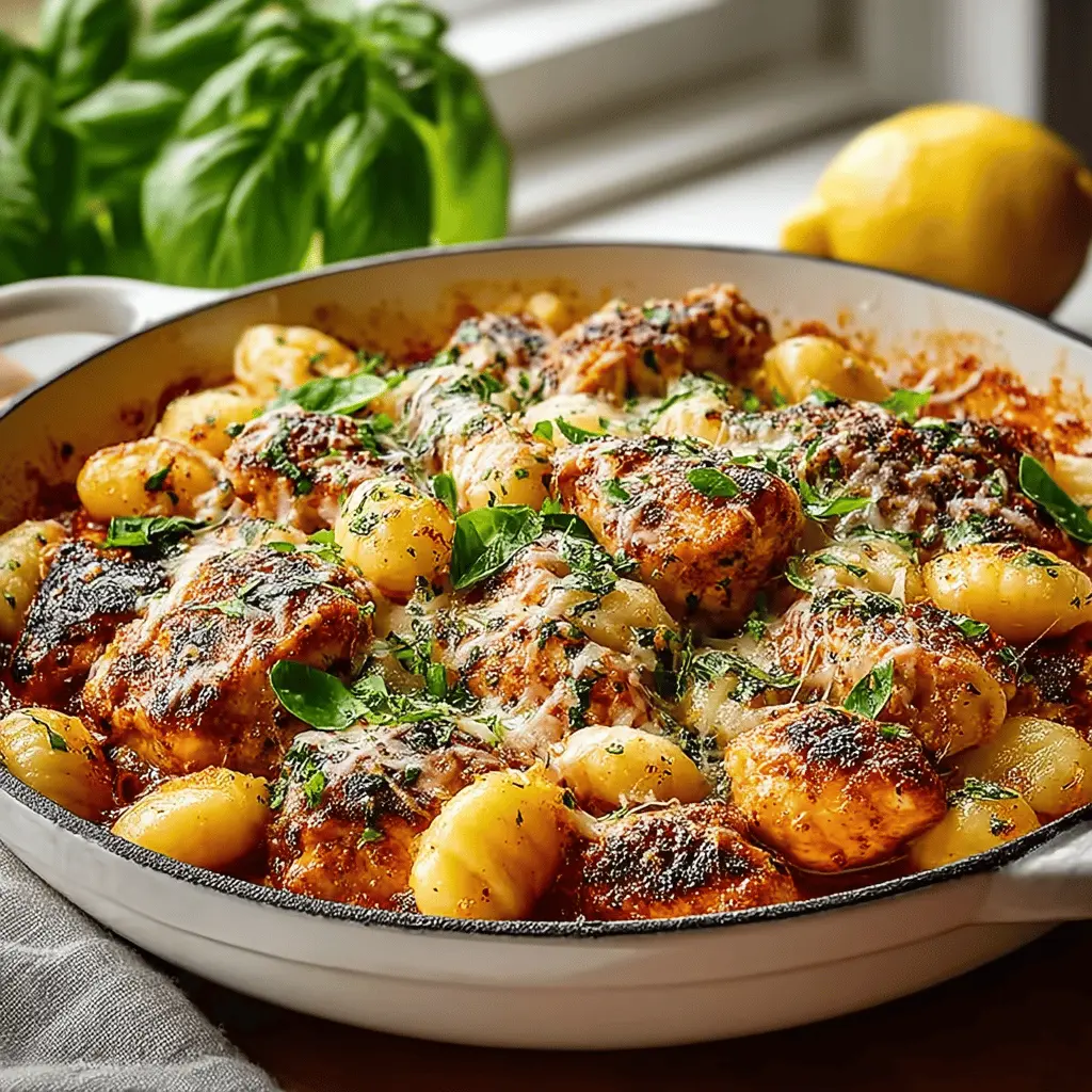 Zesty Lemon Gnocchi Chicken: A Delightfully Easy Comfort Dish