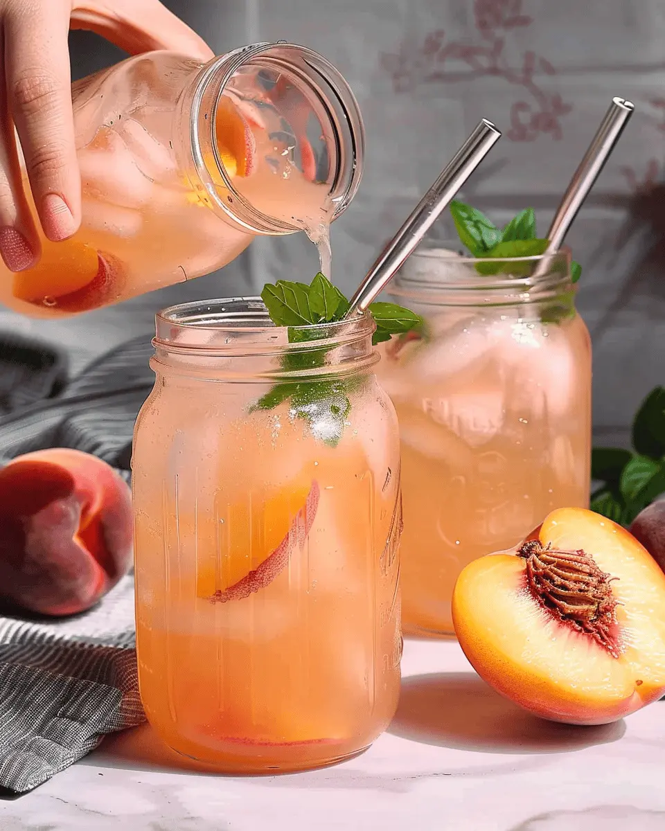 How to Make Peach Lemonade: The Best Refreshing Summer Drink