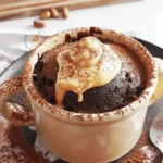 Chocolate Peanut Butter Fondant Mug Cake