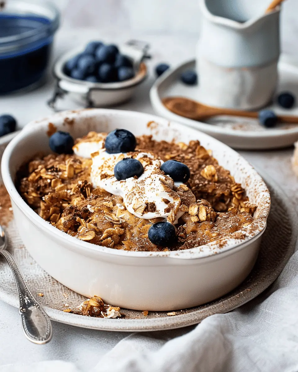 Cinnamon Baked Oatmeal: A Cozy, Healthy Breakfast Delight