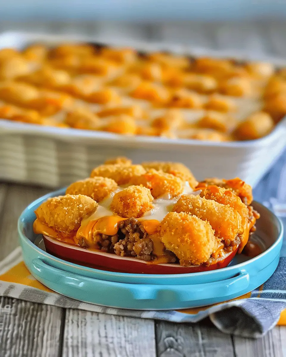 Cheeseburger Tater Tot Casserole: Easy Family-Friendly Comfort Food