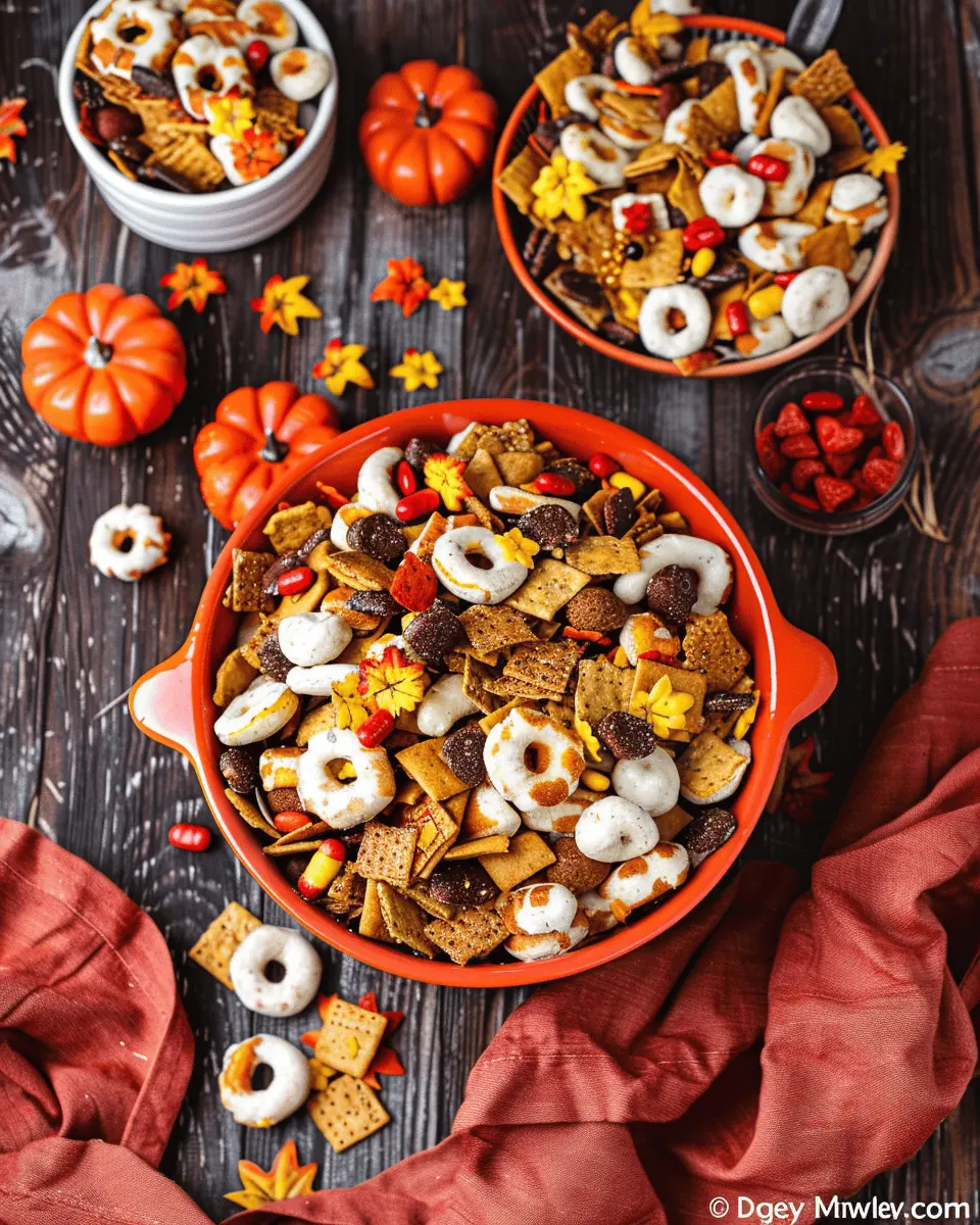 Easy Fall Snack Mix: A Cozy Treat with Turkey Bacon and Chicken Ham