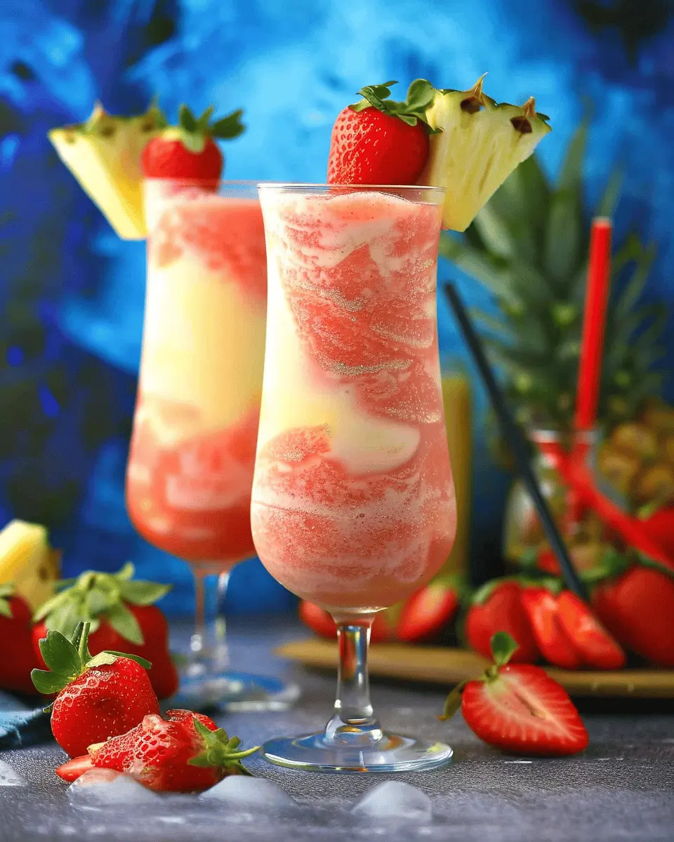 Virgin Strawberry Pina Colada: A Refreshing Twist for Any Day