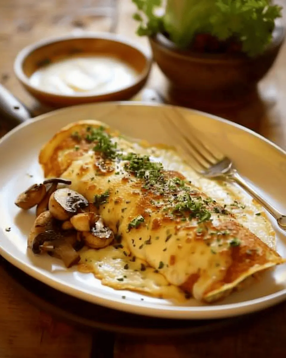 Chicken and Mushroom Crepe Recipe: Easy Comfort Food Delight