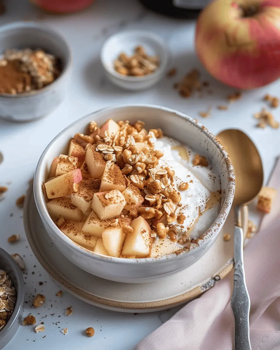 Cinnamon Apple Cottage Cheese Breakfast Bowl: A Healthy Delight