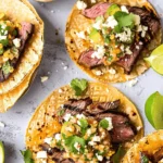 Grilled Skirt Steak and Elote Tacos
