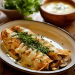 Chicken and Mushroom Crepe Recipe