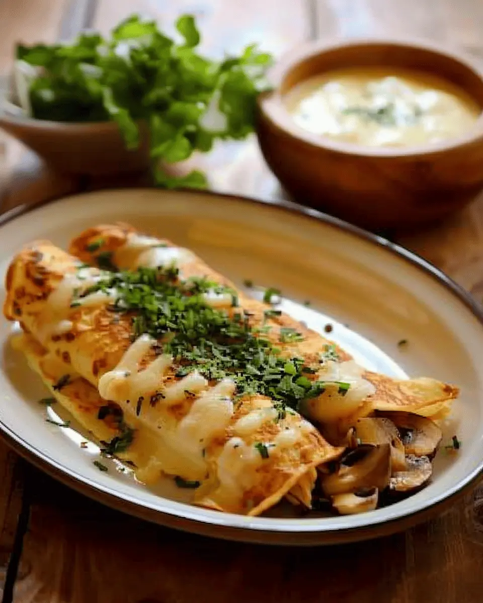 Chicken and Mushroom Crepe Recipe: An Easy Gourmet Delight