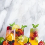 Tropical Fruit Punch and Mixed Berry Mojitos