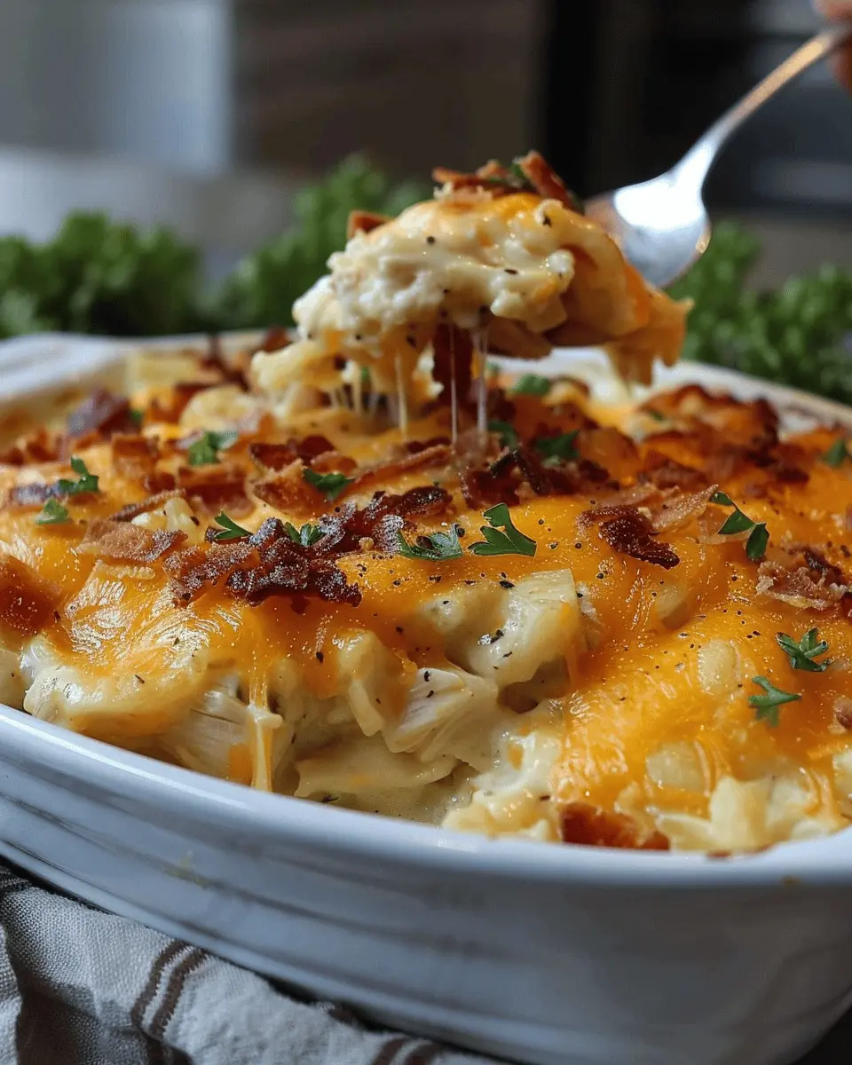 Amazing Crack Chicken Casserole: Quick & Hearty 25-Minute Meal
