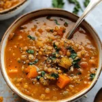 Damn Good Vegan Lentil Soup