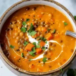 Easy Carrot Lentil Soup