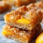 Heavenly Summer Peach Bars