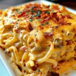 Irresistible Spicy Southern Cheesy Chicken Spaghetti Casserole