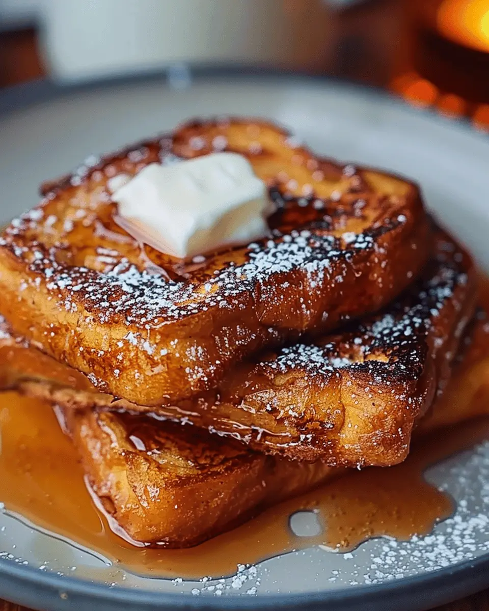 Pumpkin French Toast Breakfast: Indulgent Fall Flavor with Turkey Bacon