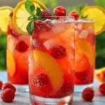 Raspberry Peach Lemonade