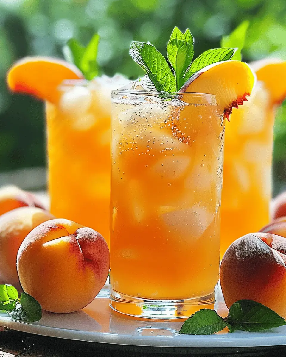 Refreshing Peach Lemonade: Easy Recipe for Summer Sippin’