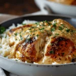 Sizzle Up Creamy Smothered Chicken And Rice