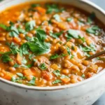 Vegan Instant Pot Lentil Soup Recipe